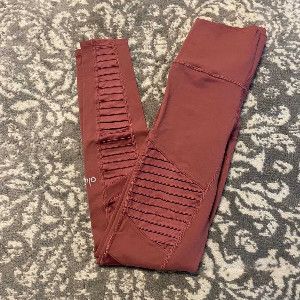 Alo Motto Leggings Dusty Rose